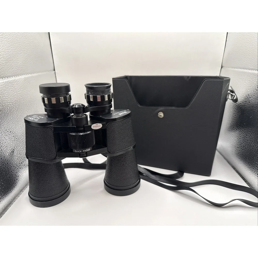 Vintage SEARS Binoculars 10x50mm Wide Angle 367ft@1000yds Model No. 473.2276100